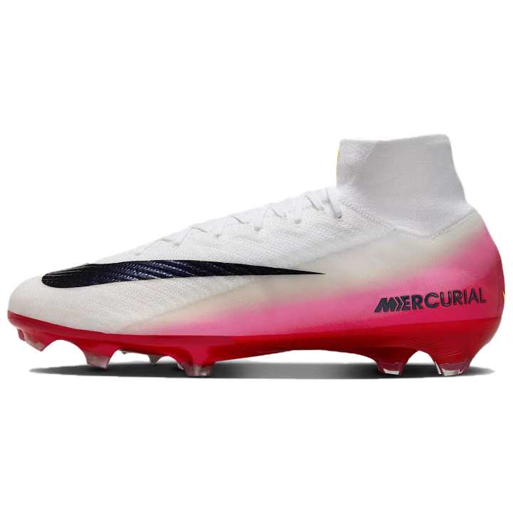 Nike Nike Mercurial Superfly 10 FG Firm Ground Soccer Shoes Unisex White Red