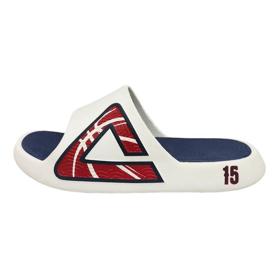 PEAK State Pole Guochuang Slippers EVA Totem Slip Resistant Odor Resistant Slide Slippers Men's Navy Blue Red