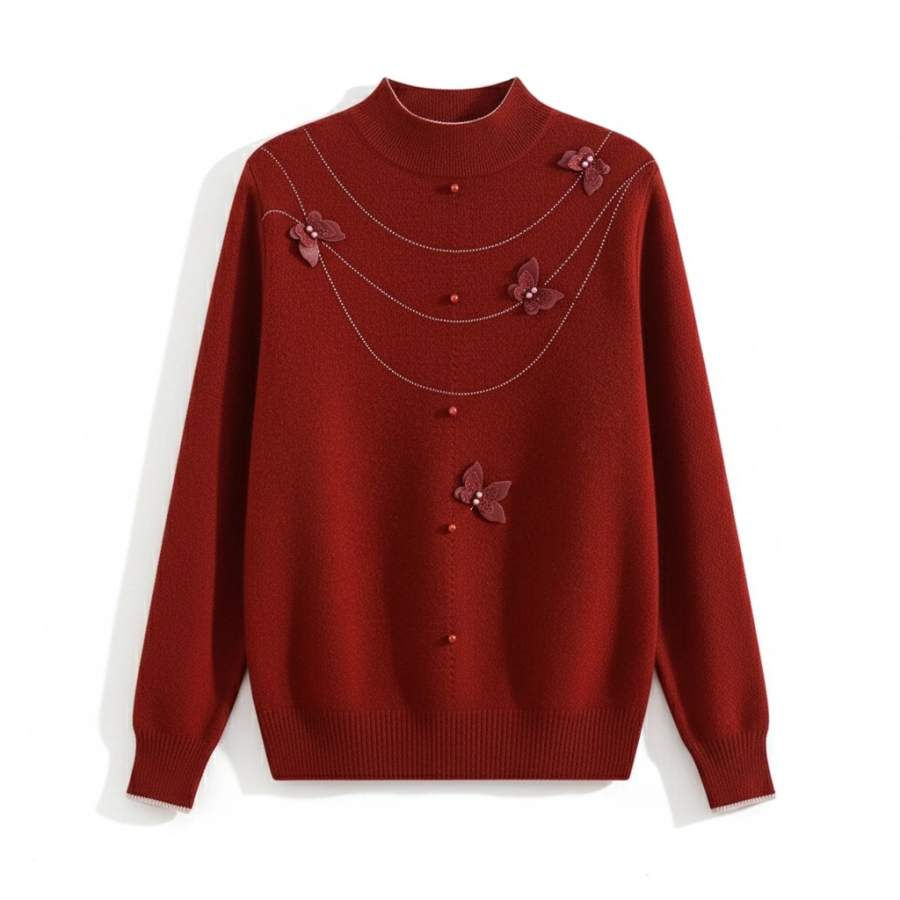 Hodo Knitwear Women's Half Turtleneck Thickened