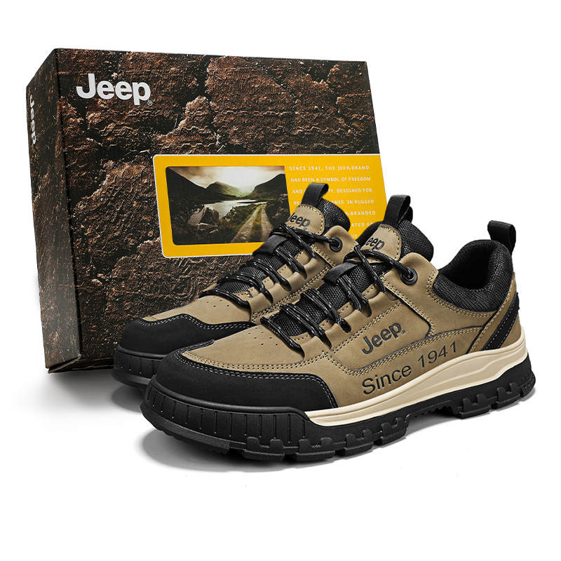 Jeep Low top Casual Shoes Men's Khaki