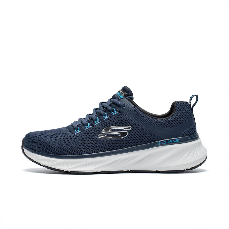 Skechers Edgeride Fashion And Versatile Comfortable Low top Casual Shoes Men's Marine Blue
