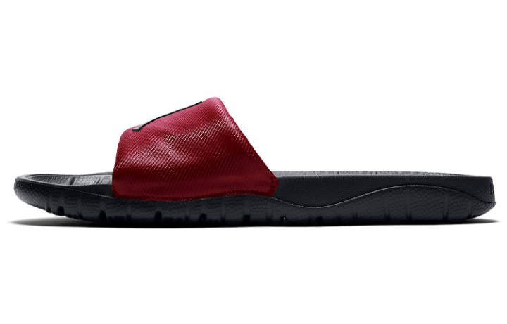 Jordan Air Jordan Break Black Red Slippers 'Black Red'
