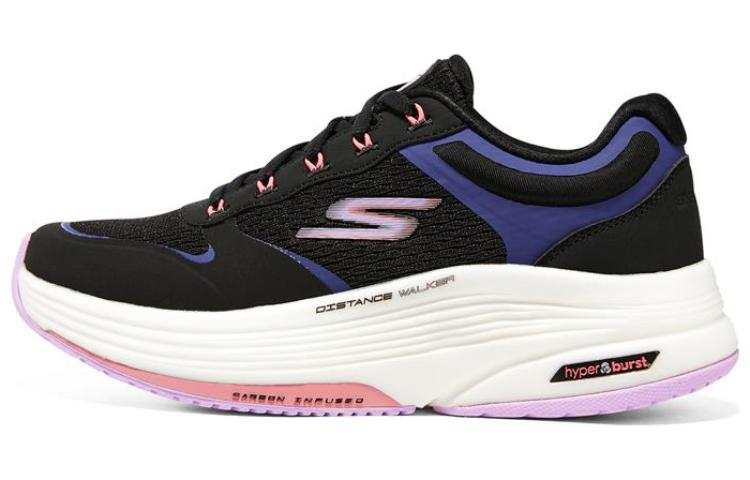 Skechers Go Walk Distance Walker 'Black Lavender' Women's