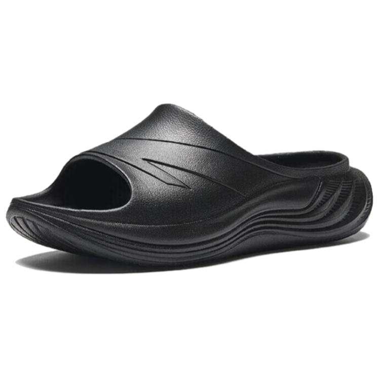 Anta Totem Slip Resistant Abrasion Resistant Slip Resistant Abrasion Resistant Slide Slippers Women's Black