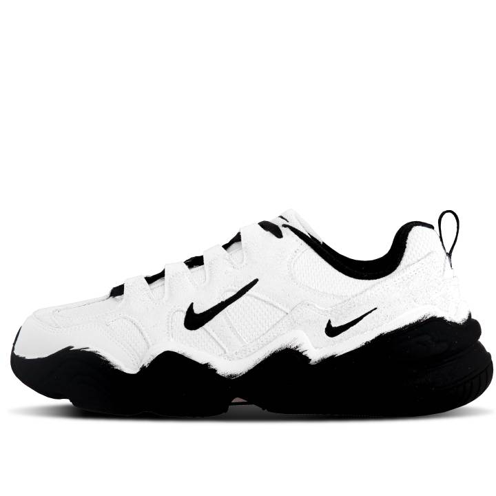Nike Nike Tech Hera Suede Abrasion Resistant Low top Casual Shoes Unisex Black White