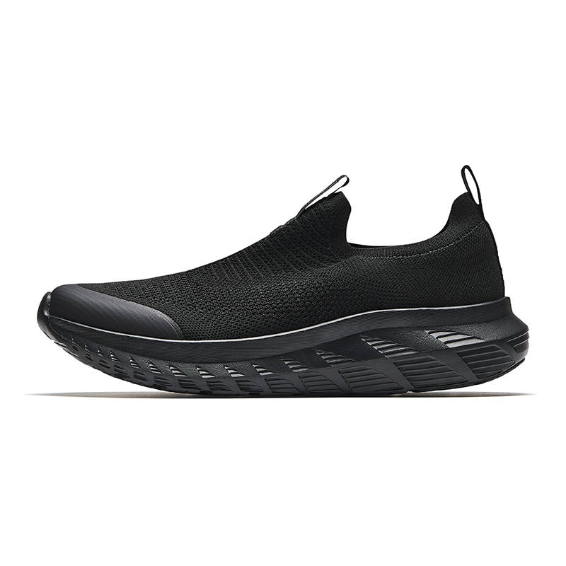 Anta EVA Slip Resistant Abrasion Resistant Low top Casual Shoes Men's Black