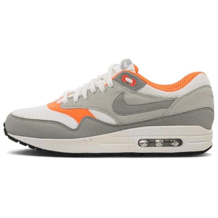 Nike Nike Air Max 1 Low top Casual Shoes Men's Gray White Orange