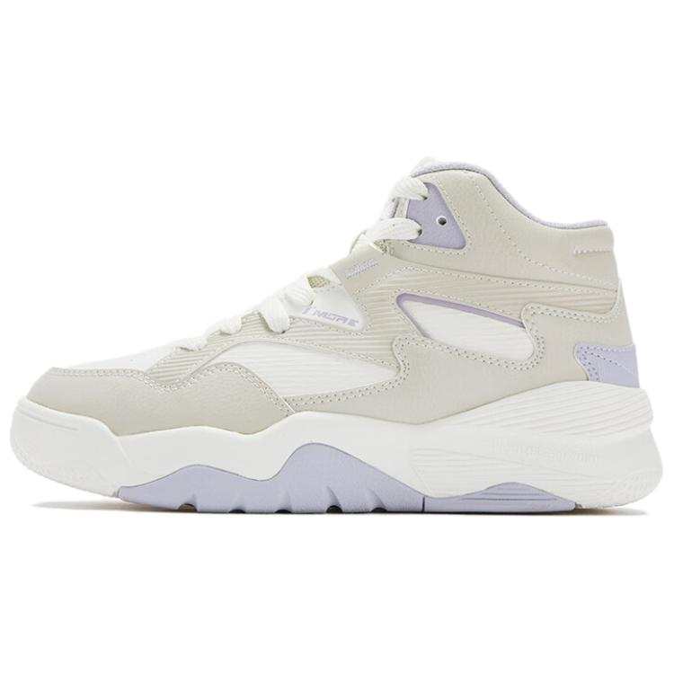 361° Model Burning 5.0 Abrasion Resistant Thermal Slip Resistant High top Casual Shoes Women's White Umber