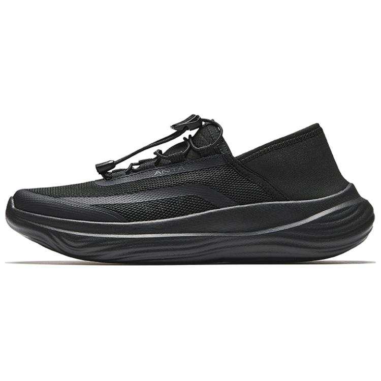 Anta Slip Resistant, Abrasion Resistant, Height Increasing Low top Casual Shoes Women's Black
