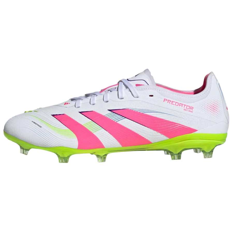 Adidas Adidas PREDATOR PRO Slip Resistant Abrasion Resistant Slip Resistant Abrasion Resistant Soccer Shoes Unisex White Pink
