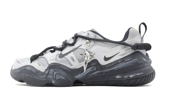 Nike Nike Tech Hera Tidal Gravitational Wave 4 Casual Shoes Unisex Black Gray