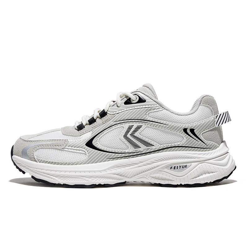FEIYUE Abrasion-Resistant Breathable Low-top Casual Shoes Unisex Beige Green