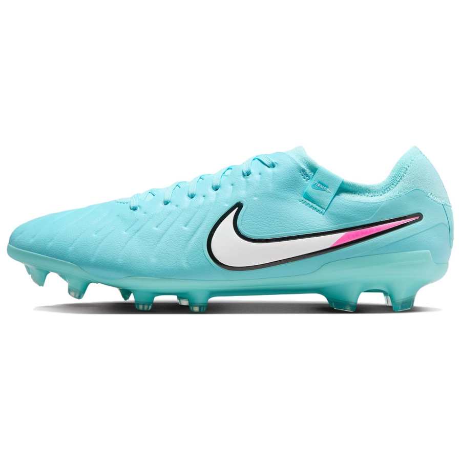 Nike Nike Tiempo Legend 10 Pro FG Firm Ground Slip Resistant Abrasion Resistant Soccer Shoes Unisex Blue