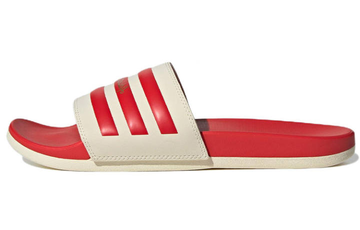 Adidas Adidas Adilette Comfort Slide 'Wonder White Vivid Red'