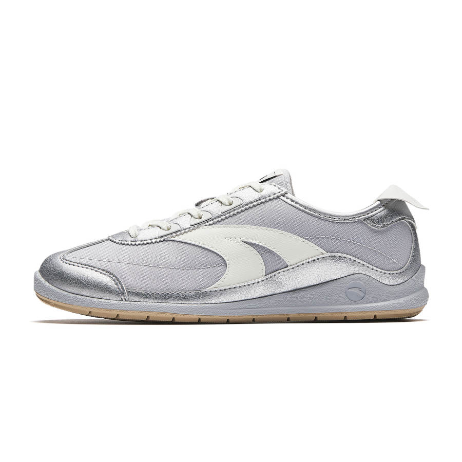 Anta Joyful Vintage Abrasion Resistant Lightweight Slip Resistant Casual Shoes Women's Silver White