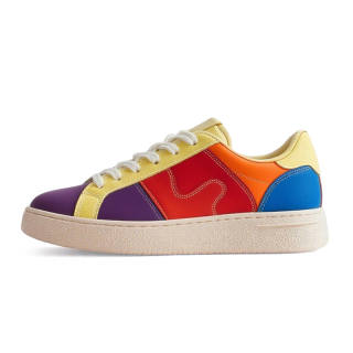 Snow Know The Answer (SKTA) Snow Know The Answer SKTA Cushioning Breathable Low top Casual Shoes Men's Yellow Red