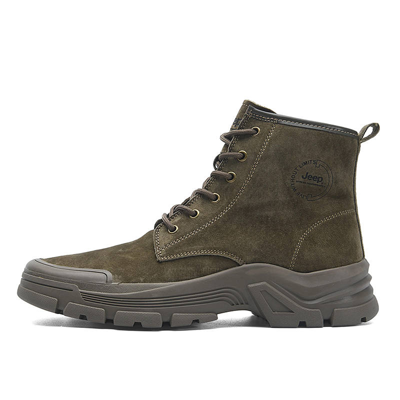 Jeep Jeep Combat Boots Unisex Army Green