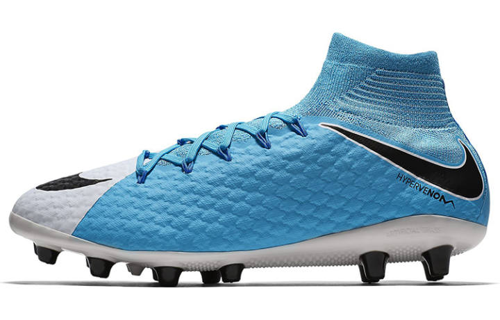 Nike Nike Hypervenom Phantom 3 Soccer Shoes Men's Mid Top Blue/Gray