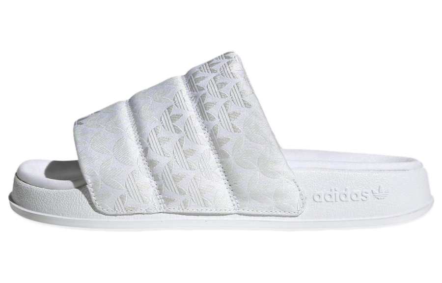 Adidas Adidas Adilette Essential Slides Minimalist Fashion Slide Slippers Women's White