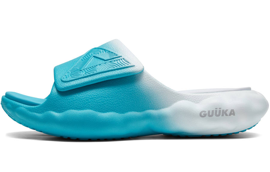PEAK Guuka x PEAK Taichi Cloud Slide Slippers Men's White Blue