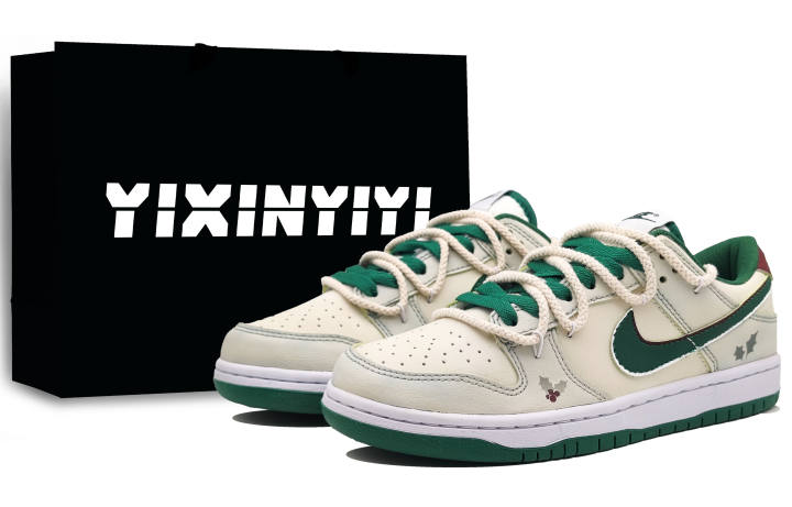 Nike Nike Dunk Low top Skateboard Shoes Unisex Fir Green