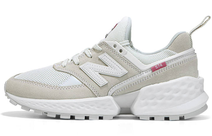 New Balance New Balance 574 White Pink Tab Women's