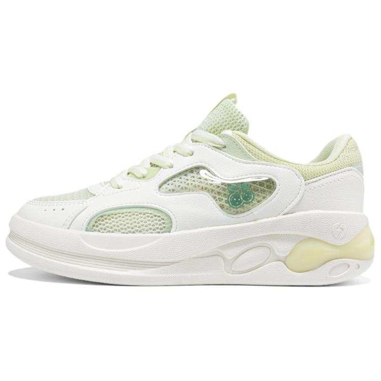 361° Slip Resistant And Breathable Low top Casual Shoes Women's White Green
