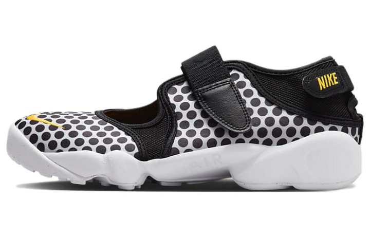 Nike Nike Air Rift BR 'Black Laser Orange' Sports Sandals Women's Black White