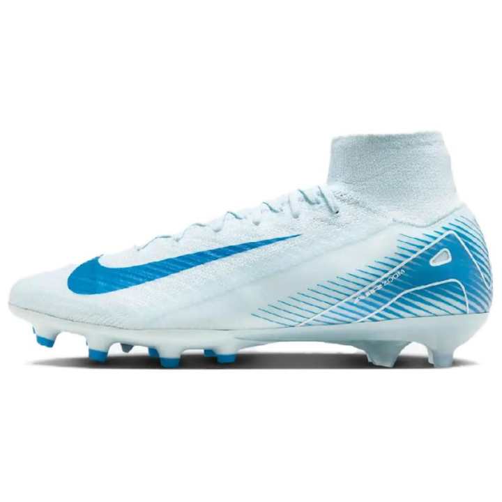 Nike Nike Mercurial Superfly 10 AG Artificial Ground Soccer Shoes Men's White Blue
