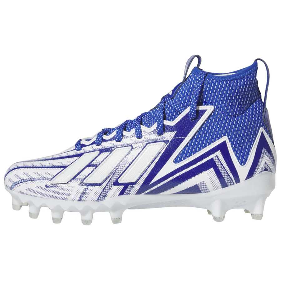 Adidas Adidas Slip Resistant Abrasion Resistant Soccer Shoes Men's White Blue