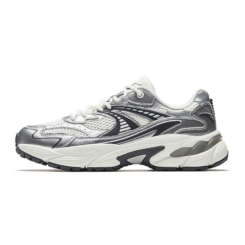 Anta AT802 Low top Casual Shoes Women's Silver White