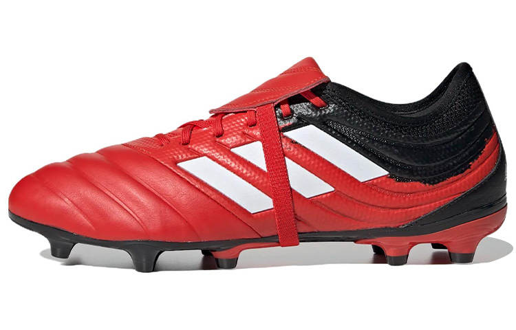 Adidas Adidas Copa 20.2 MG Multi Ground Artificial Turf Fabric Slip Resistant Abrasion Resistant Soccer Shoes Men's Red Black