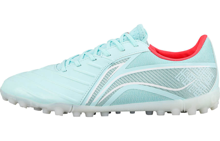 Li-Ning Li Ning Brocade TF Turf Artificial Turf Synthetic Leather Cushioning Slip Resistant Cushioning Slip Resistant