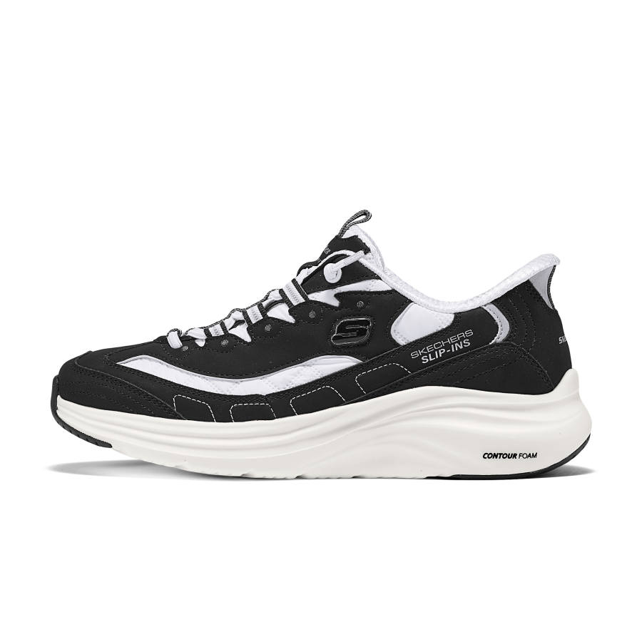 Skechers SPORT MENS Abrasion Resistant Low top Casual Shoes Men's Black White