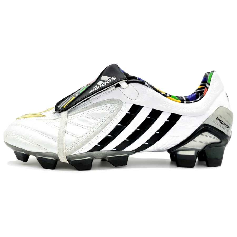 Adidas Adidas Predator Absolion FG Firm Ground Cushioning, Wear Resistant Soccer Shoes Unisex White Black