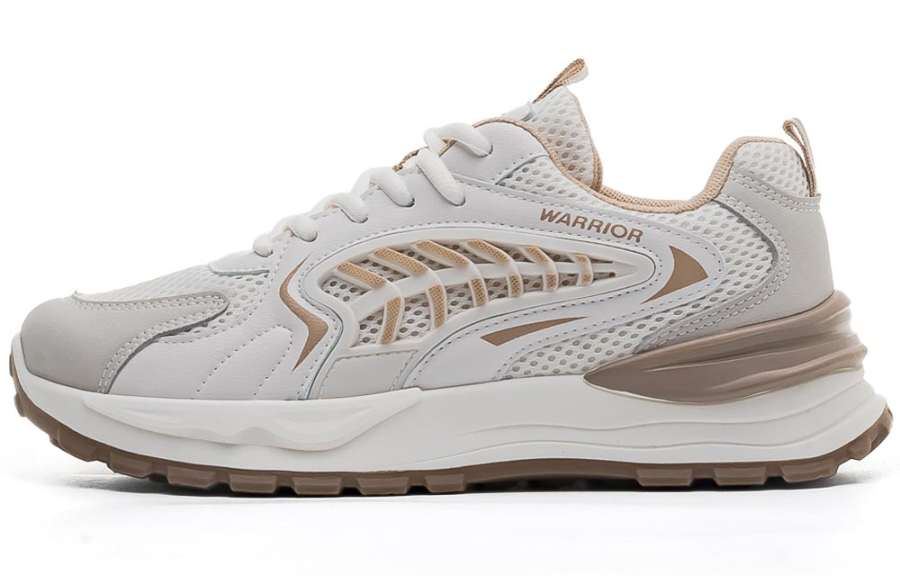 Warrior Textile, Synthetic Leather Fashion Trend Slip Resistant, Abrasion Resistant, Breathable, Lightweight Low top