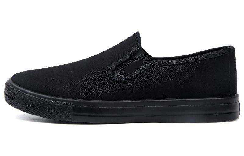 Warrior Slip Resistant Abrasion Resistant Low top Casual Shoes Unisex All Black