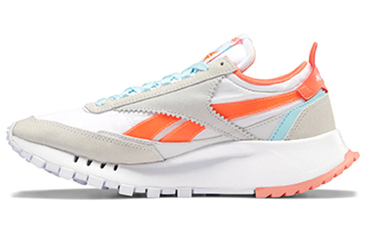 Reebok Wmns Classic Leather Legacy 'White Orange Flare' Women's