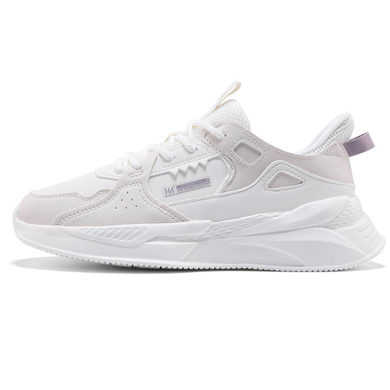 361° Low top Casual Shoes Women's White Gray Purple