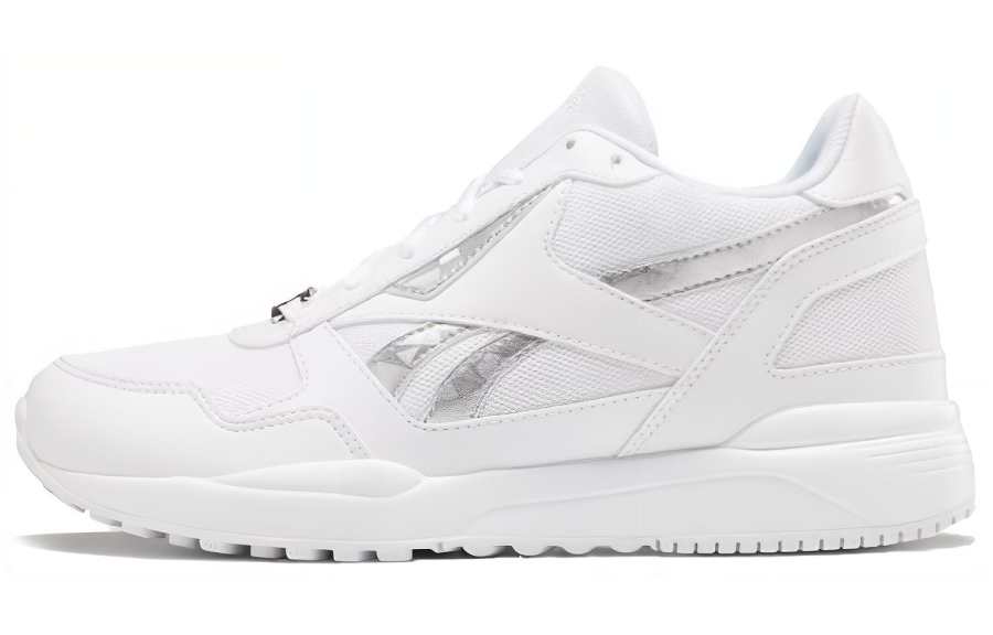 Reebok Royal Bridge Mesh, Textile Cushioning Breathable Cushioning Breathable Low top Casual Shoes Women's White Silver
