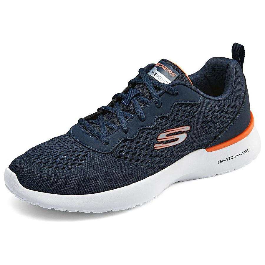Skechers Skech Air Dynamight Soft And Comfortable Low top Casual Shoes Men's Blue
