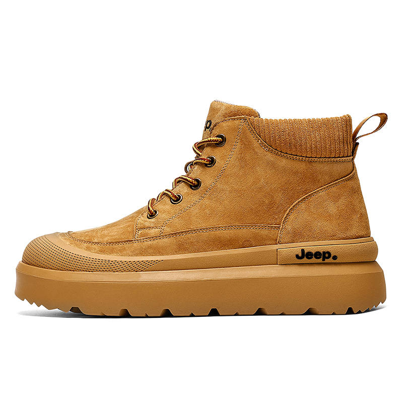 Jeep Jeep Combat Boots Men's Wheat Yellow, Apricot