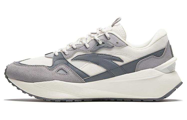 Anta HERITAGE Abrasion Resistant Breathable Cushioning Low top Casual Shoes Men's Cool Gray