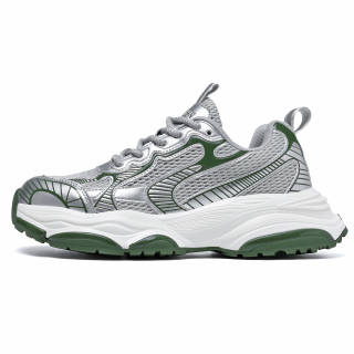 CEDAR HAN Air Cushion Casual Shoes Cushioning Rebound Low top Casual Shoes Men's Dark Pine Green
