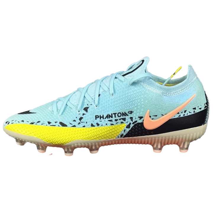 Nike Nike Phantom GT2 Comfortable AG Artificial Ground Slip Resistant Abrasion Resistant Soccer Shoes Men's Blue Black