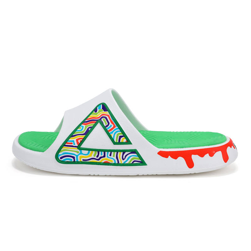 PEAK PEAK State Pole Slippers Unisex Ivory Green
