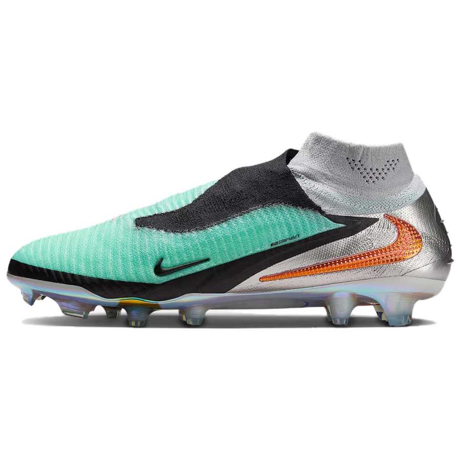 Nike Nike Abrasion Resistant Soccer Shoes Unisex Black Green
