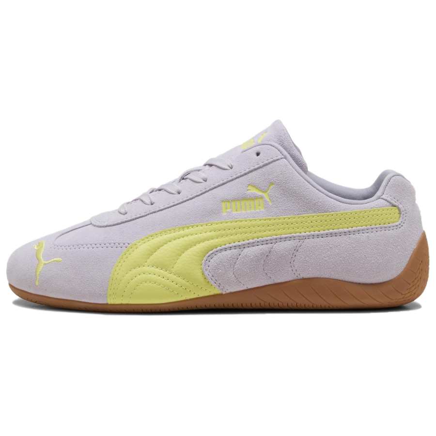 PUMA Speedcat Abrasion Resistant Low top Casual Shoes Unisex Purple Yellow