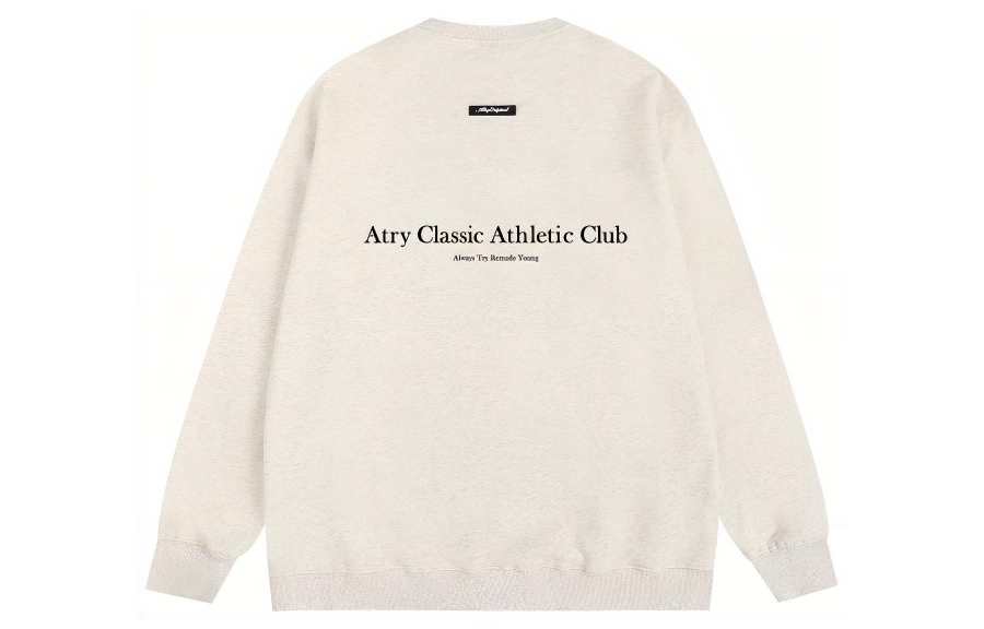 Atry Alphabet Slogan Series Sweatshirt Unisex