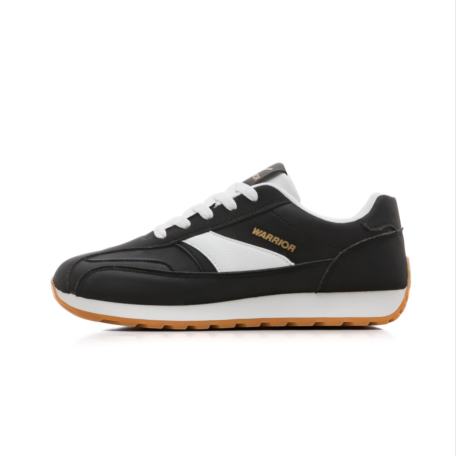 Warrior Breathable Lightweight Height Increasing Low top Casual Shoes Men's Black White
